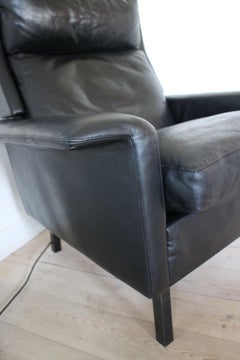 Arne Vodder, Fritz Hansen Leather Lounge Chair, Model 3332