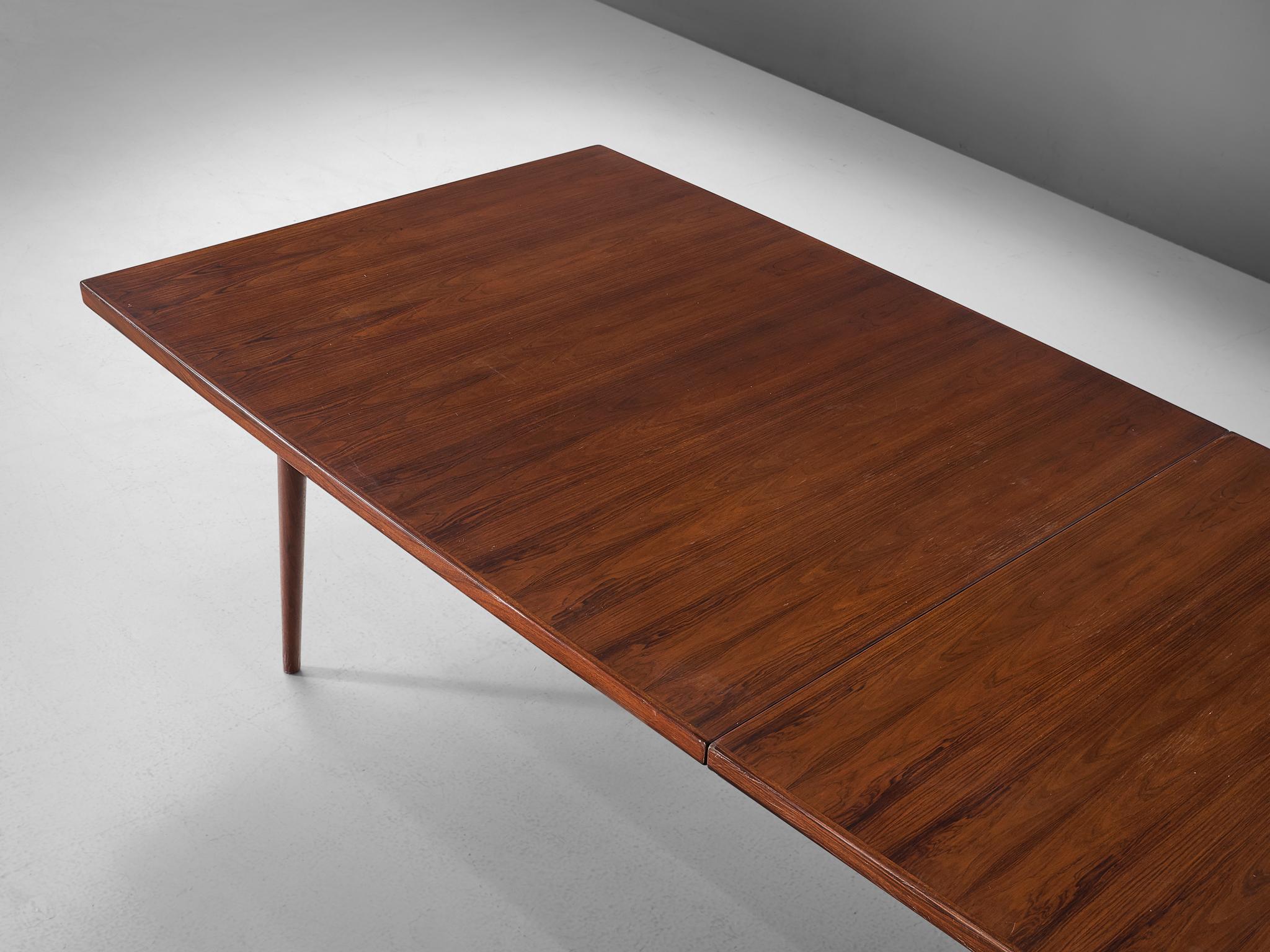 Mid-20th Century Arne Vodder Grand Dining Table in Exotic Hardwood