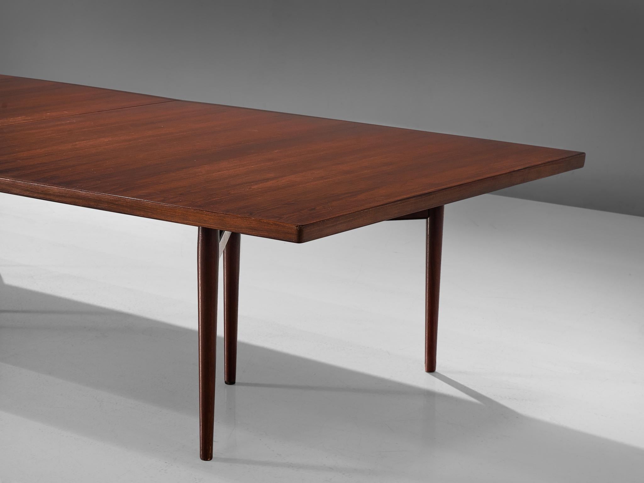 Rosewood Arne Vodder Grand Dining Table in Exotic Hardwood