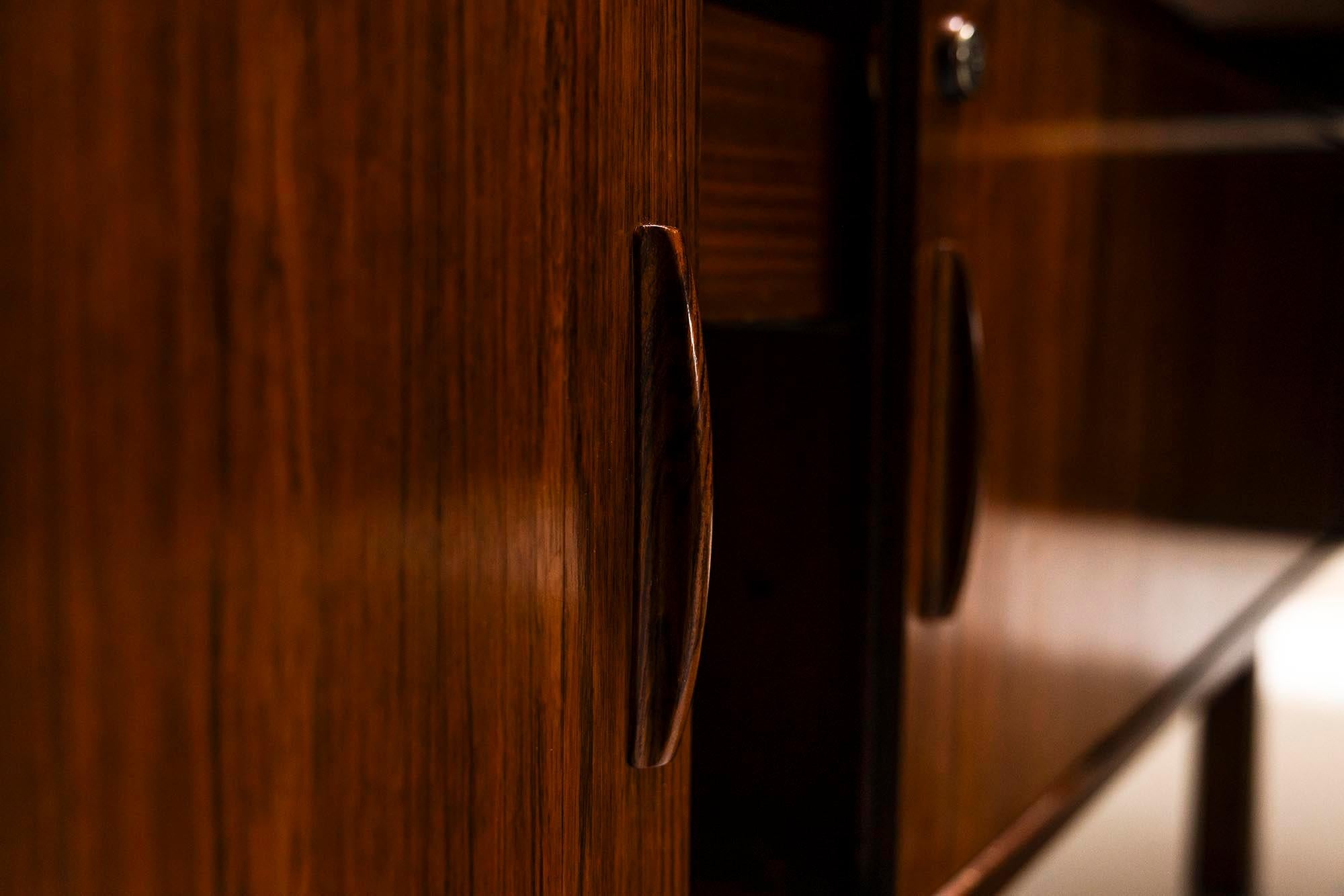 Arne Vodder L-shaped Executive Desk in Rosewood for Sibast, Denmark 1960s 4