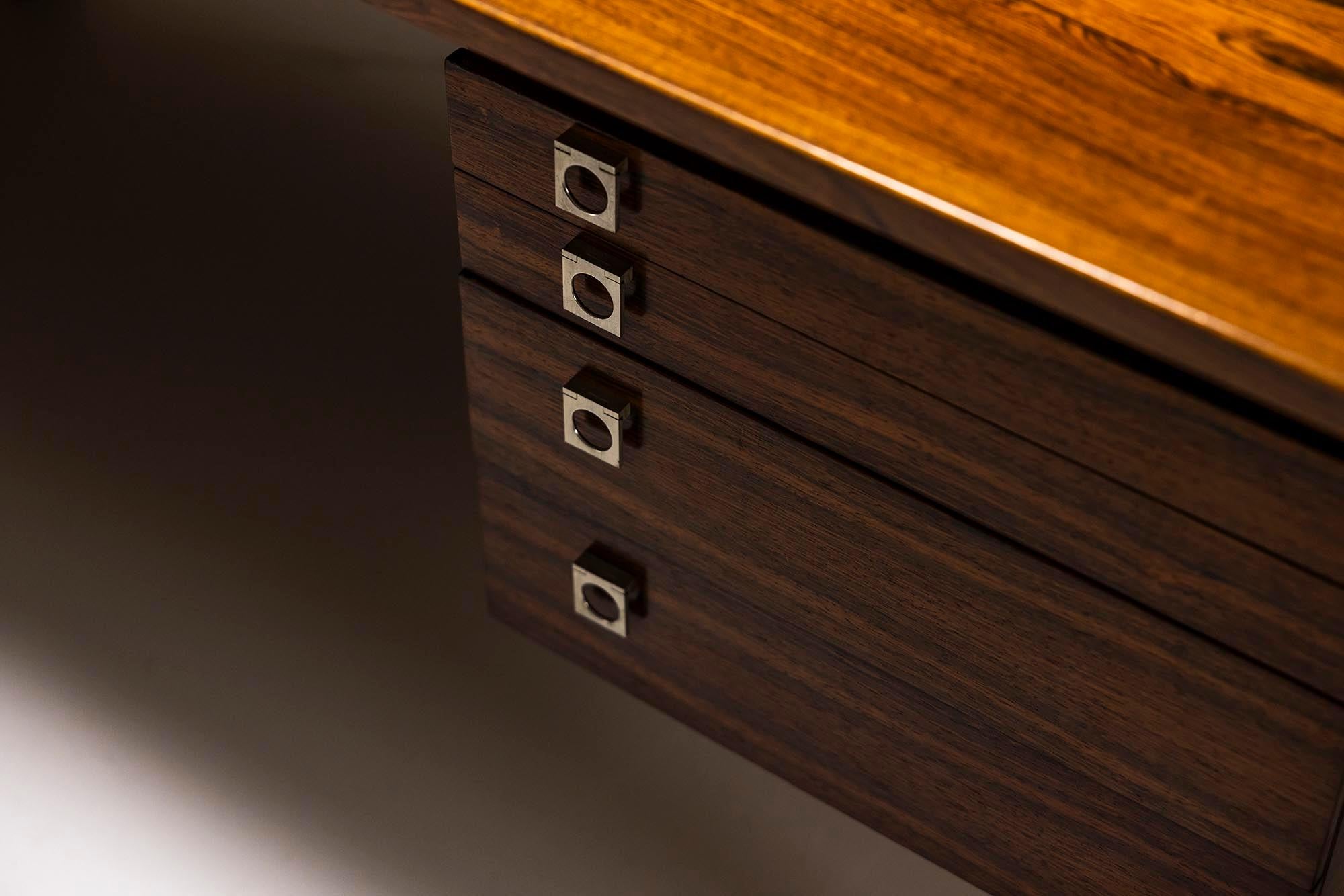 Arne Vodder L-shaped Executive Desk in Rosewood for Sibast, Denmark 1960s 2