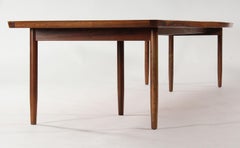 Danish design extremaly Large Palisander Boat-Shape Conference Table