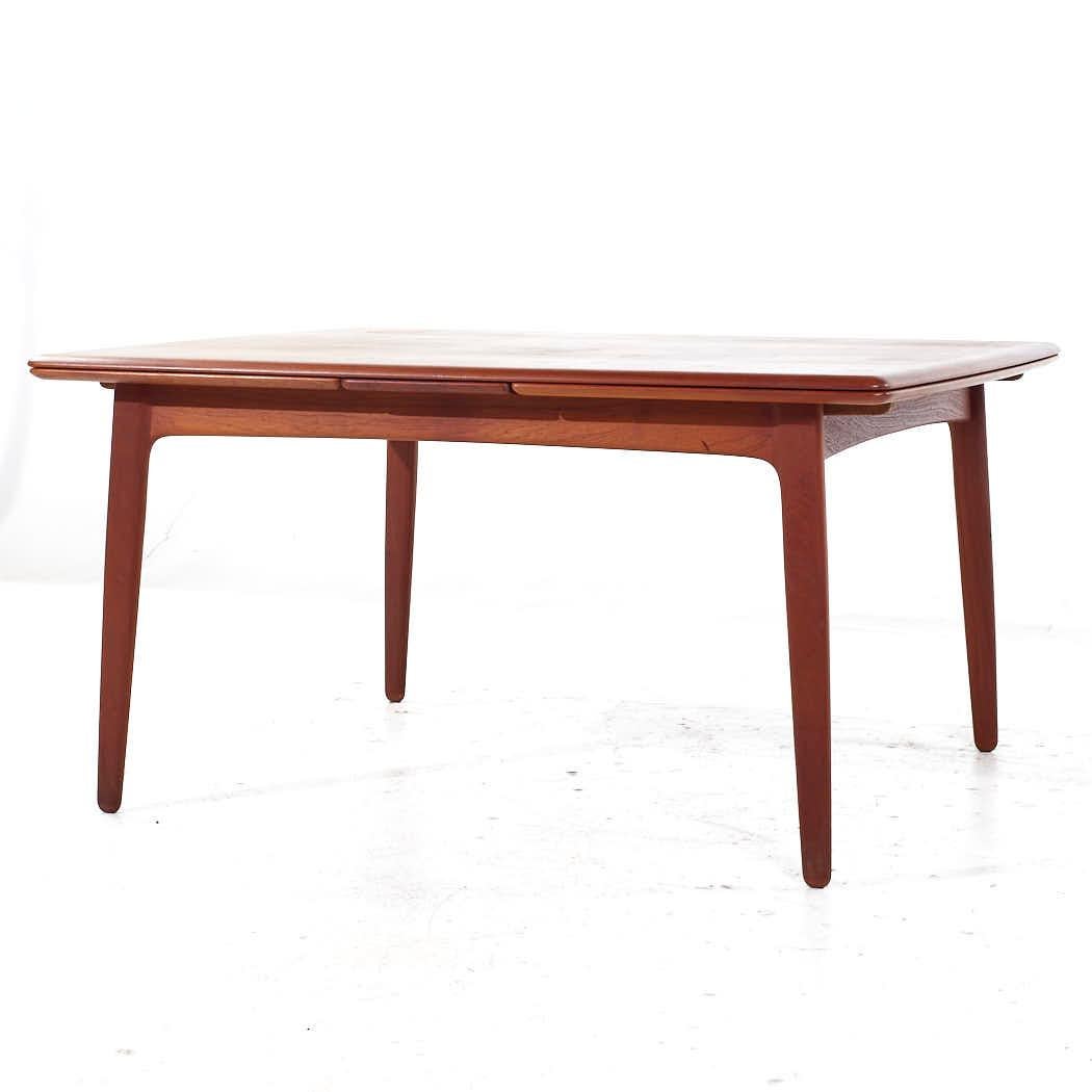 Mid-Century Modern Arne Vodder Mid Century Danish Teak Hidden Leaf Dining Table For Sale