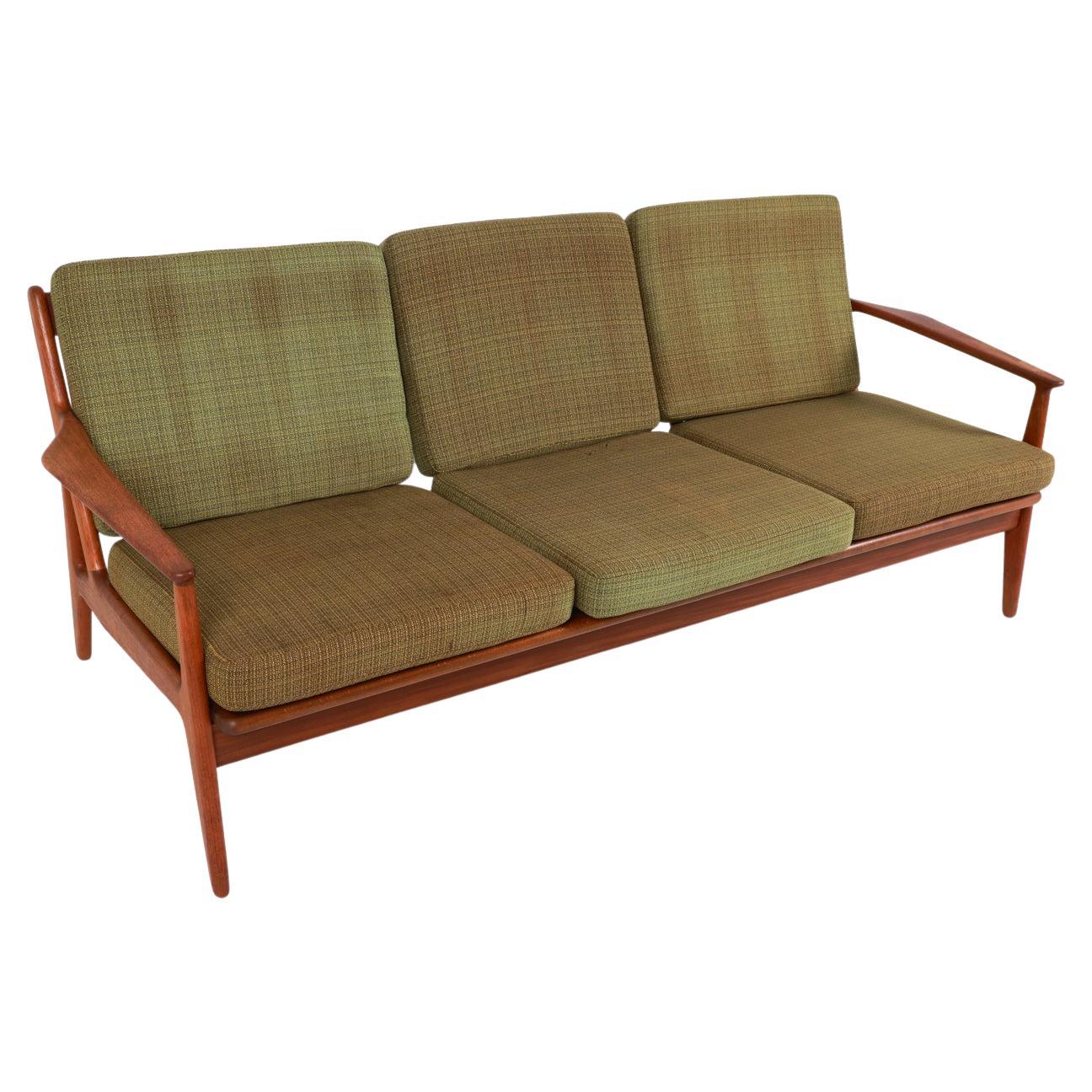 Arne Vodder Mid-Century Danish Teak Sofa Circa 1960's