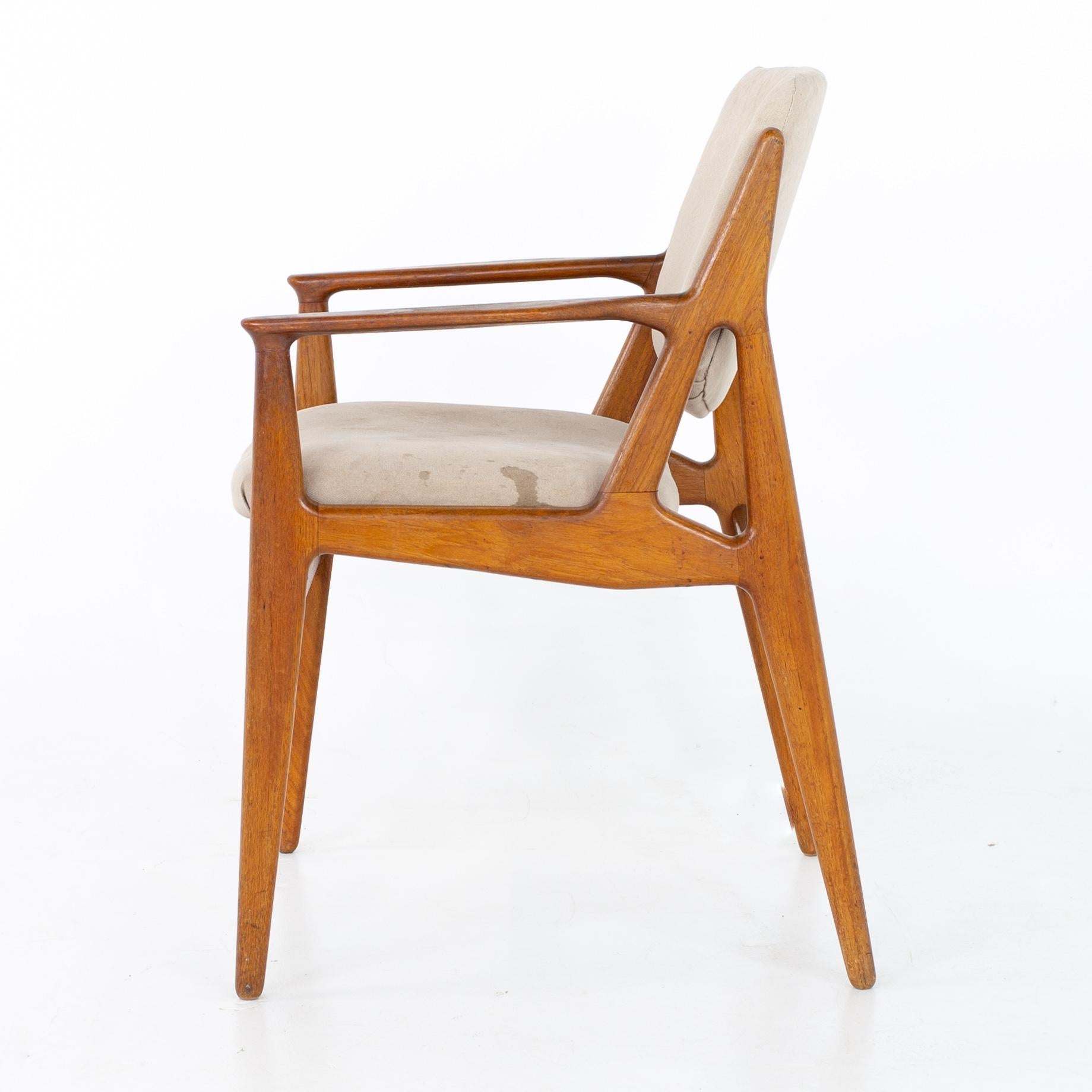 Arne Vodder Mid Century Teak Dining Chairs, Set of 6 11