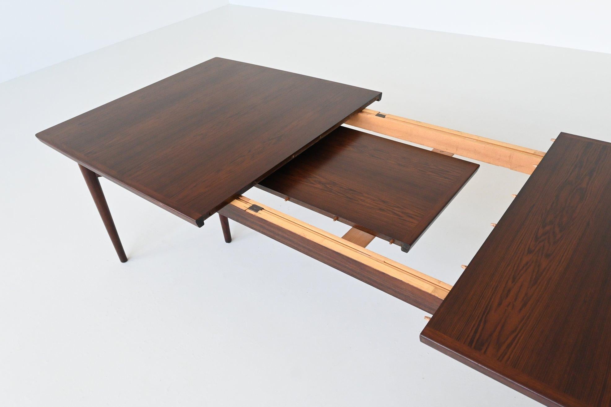 Arne Vodder model 201 dining table in rosewood Sibast Furniture Denmark 1960 8