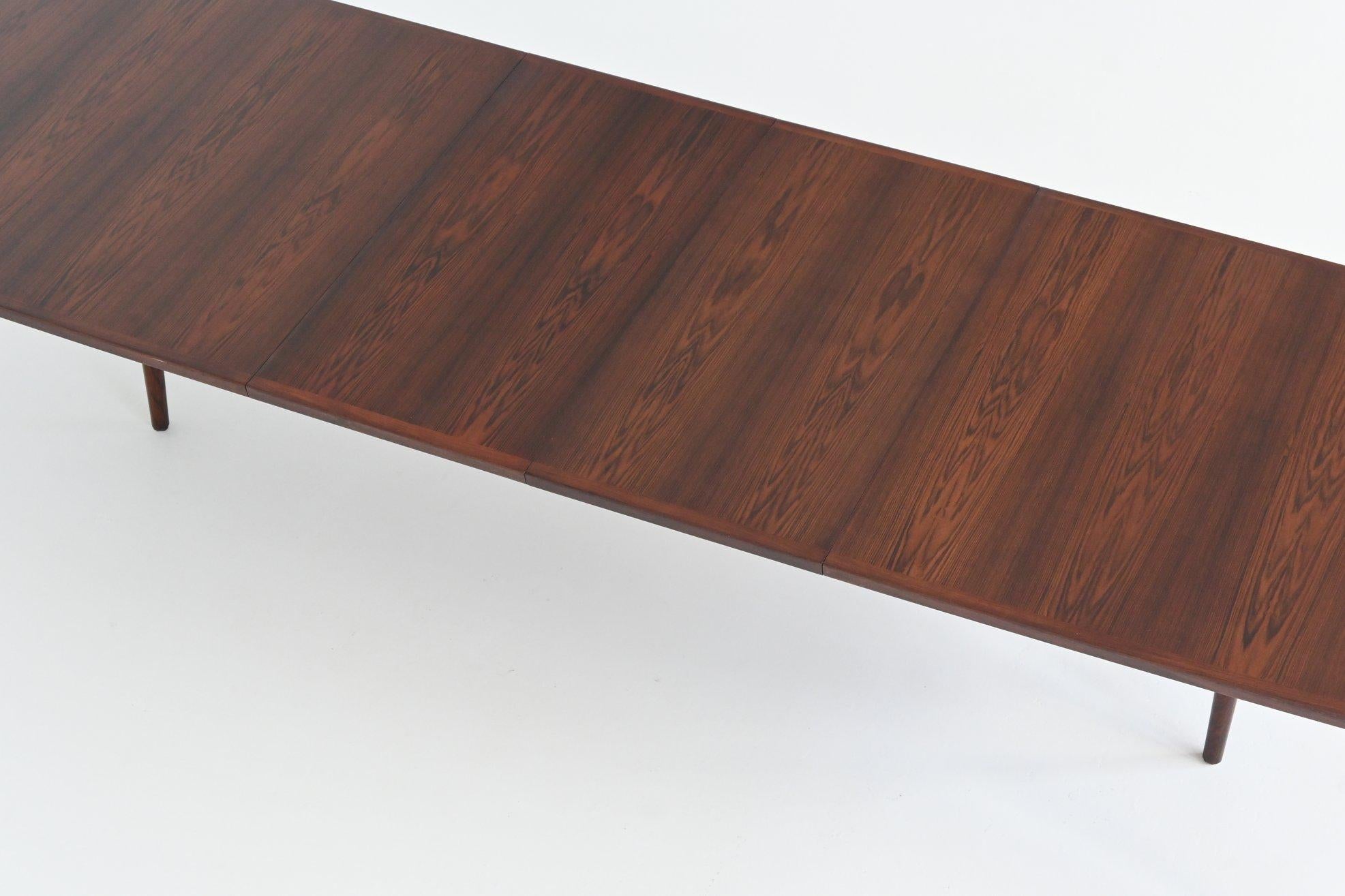 Arne Vodder model 201 dining table in rosewood Sibast Furniture Denmark 1960 9