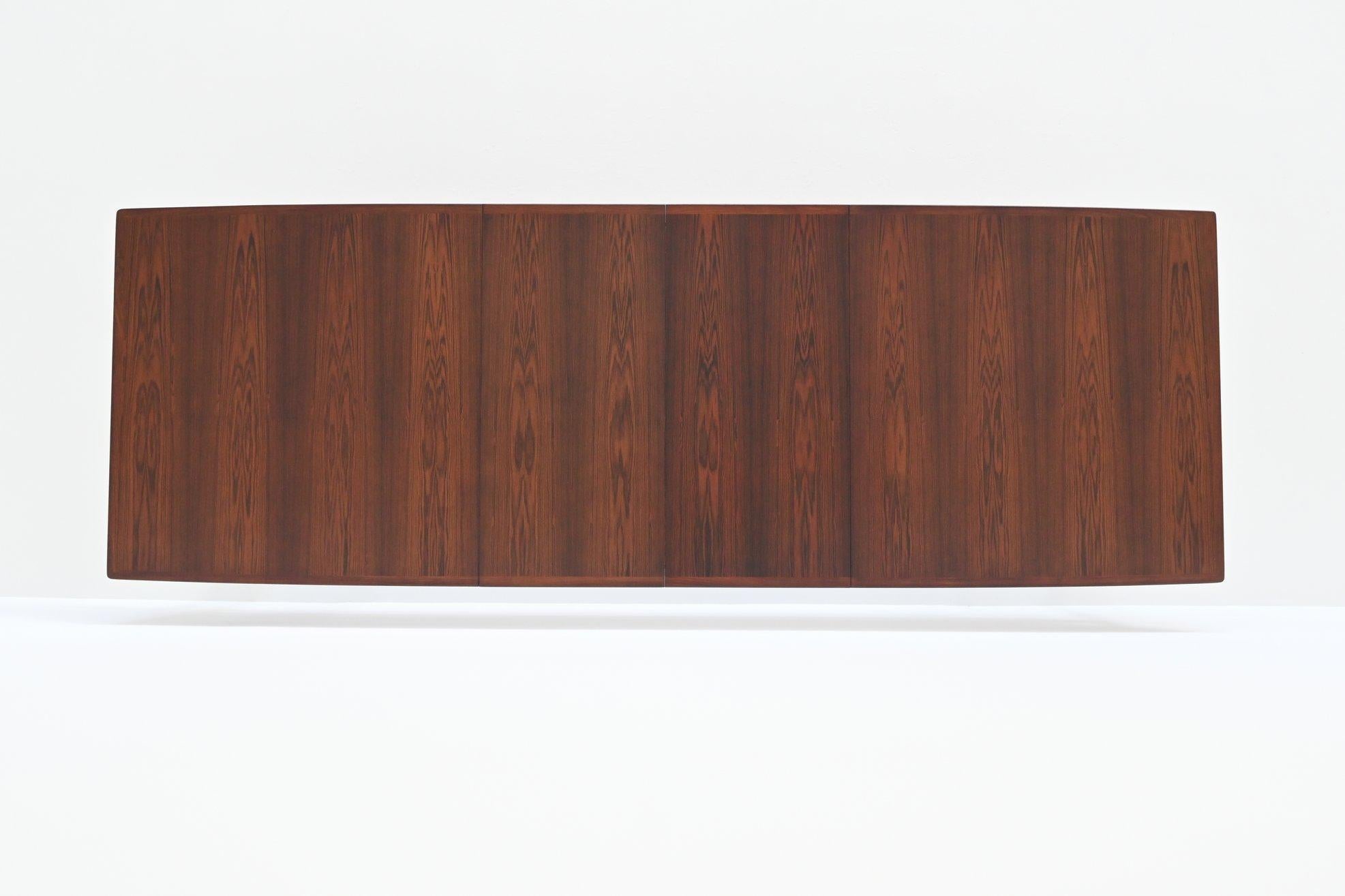 Arne Vodder model 201 dining table in rosewood Sibast Furniture Denmark 1960 10