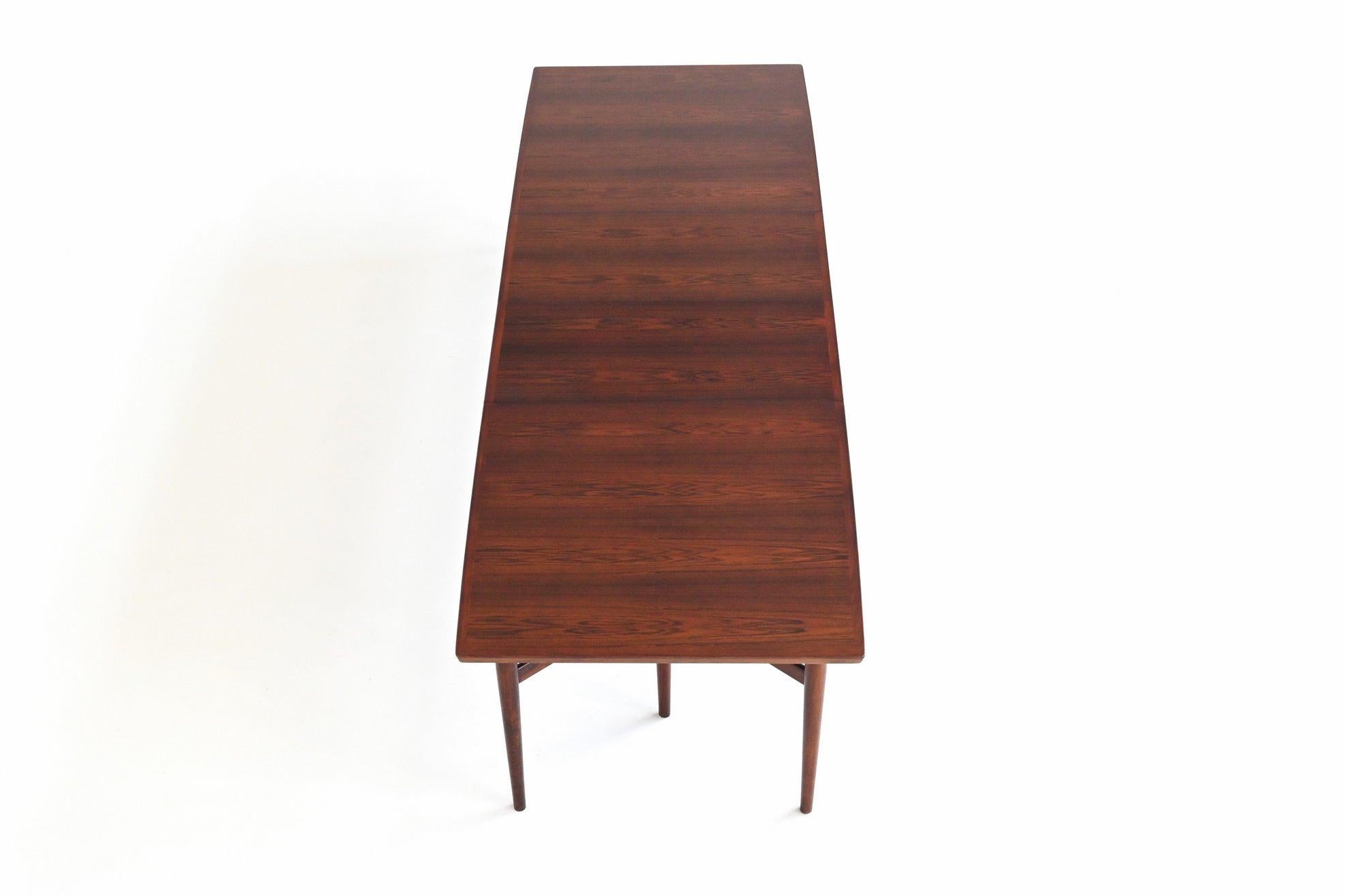 Mid-20th Century Arne Vodder model 201 dining table in rosewood Sibast Furniture Denmark 1960