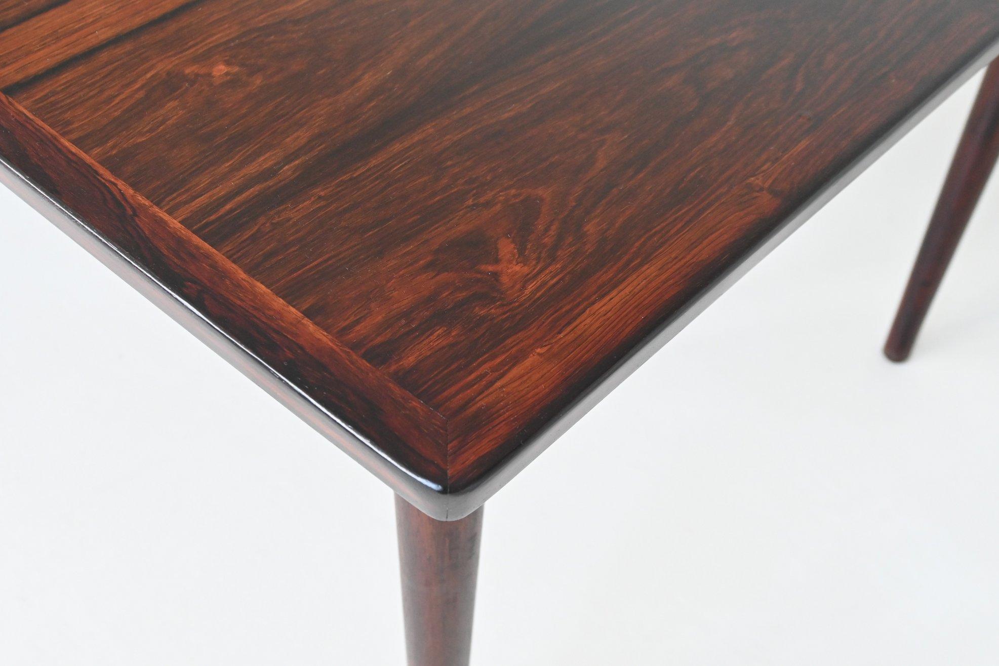 Arne Vodder model 201 large dining table rosewood Sibast Denmark 1960 For Sale 10
