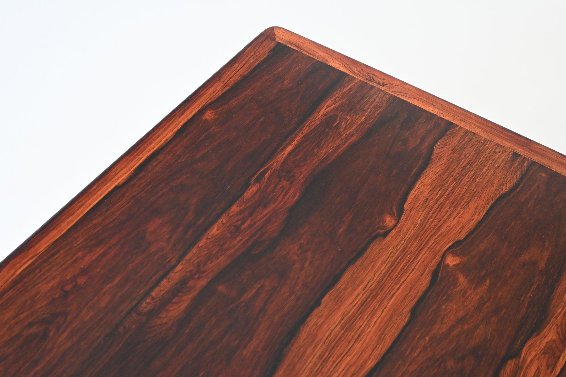 Arne Vodder model 201 large dining table rosewood Sibast Denmark 1960 For Sale 11