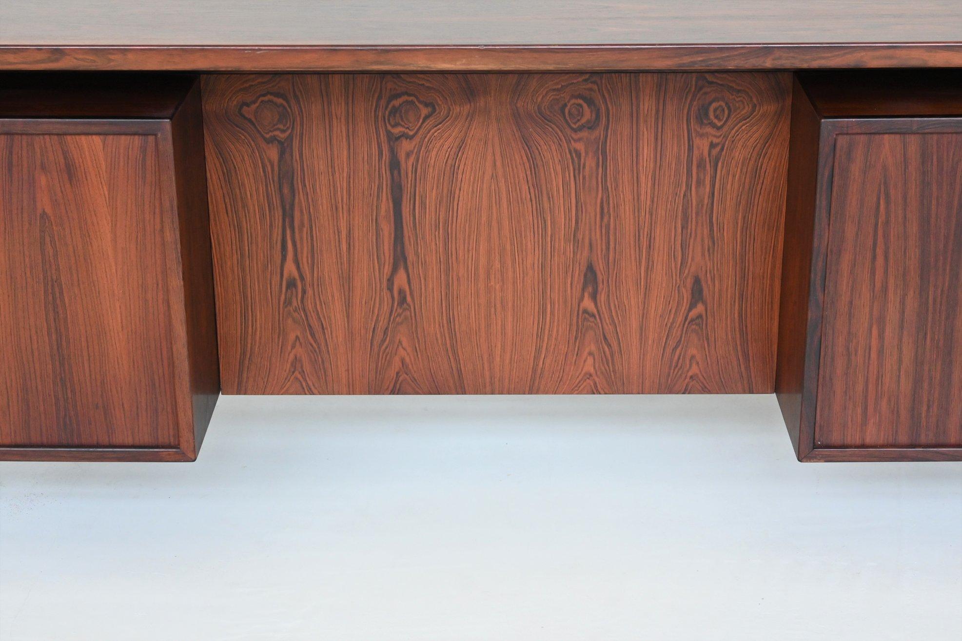 Arne Vodder model 207 executive desk rosewood Sibast Denmark 1960 4