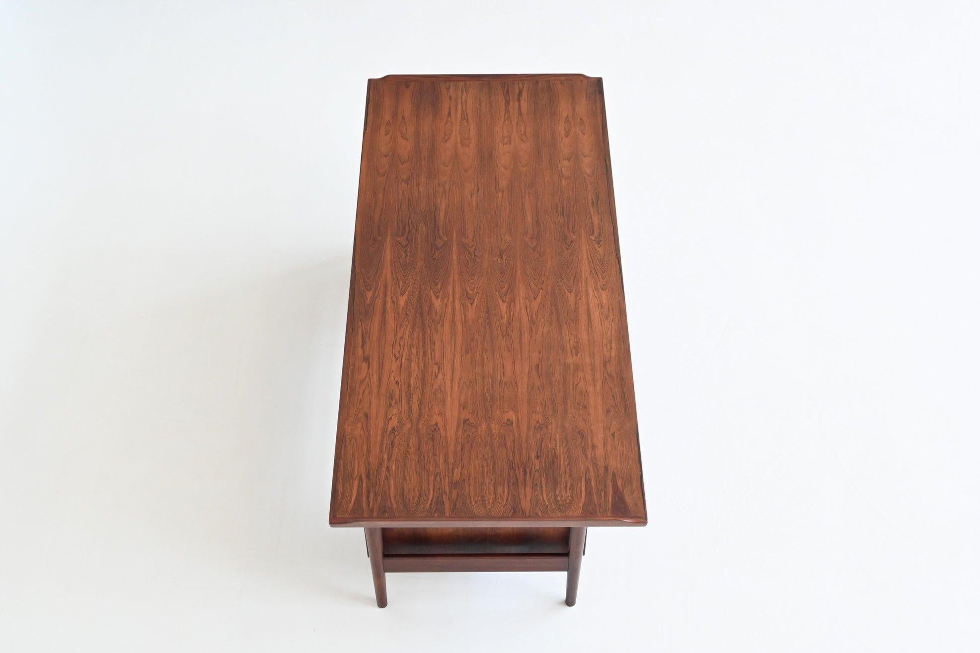 Arne Vodder model 207 executive desk rosewood Sibast Denmark 1960 9