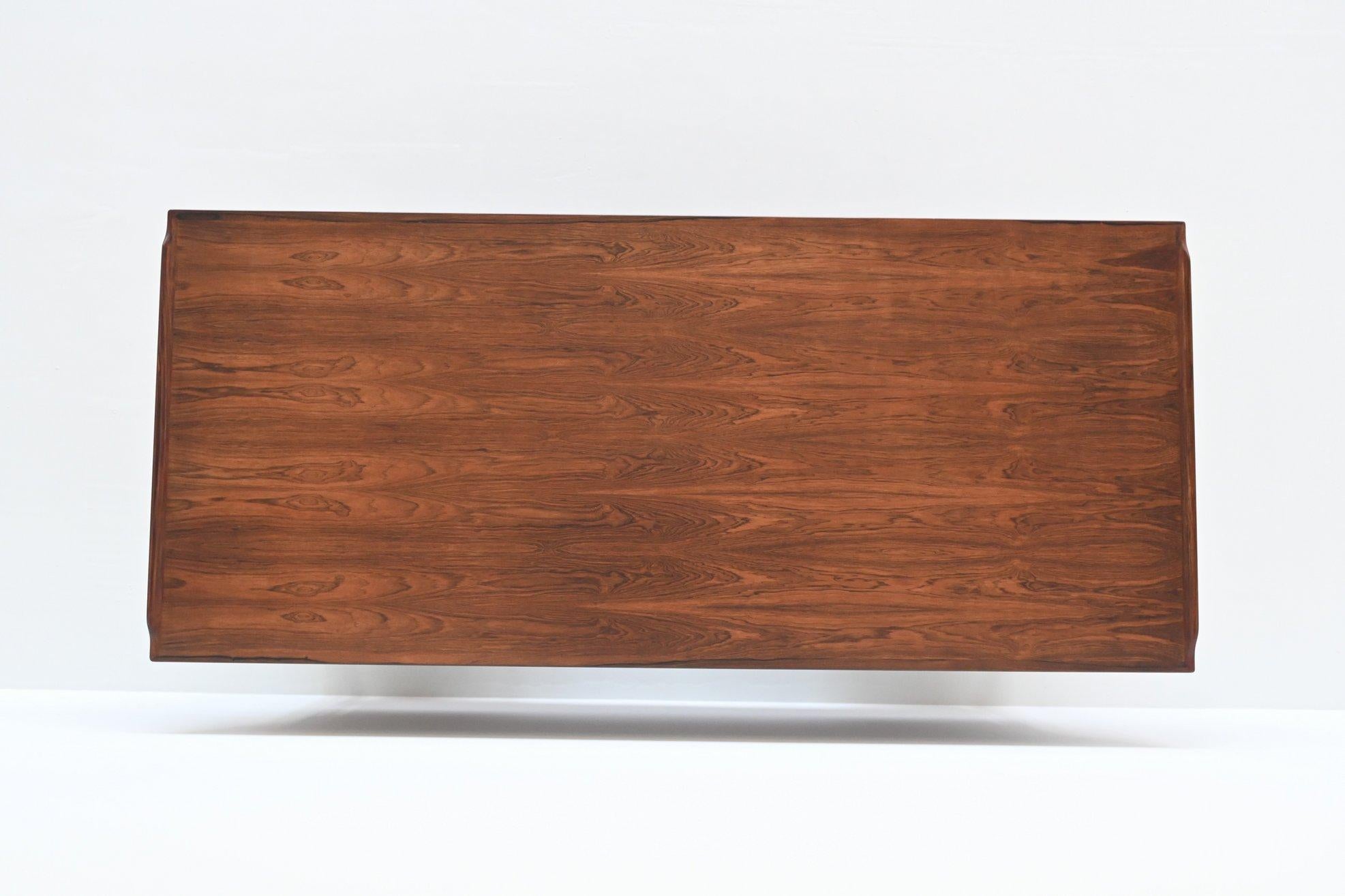 Arne Vodder model 207 executive desk rosewood Sibast Denmark 1960 10