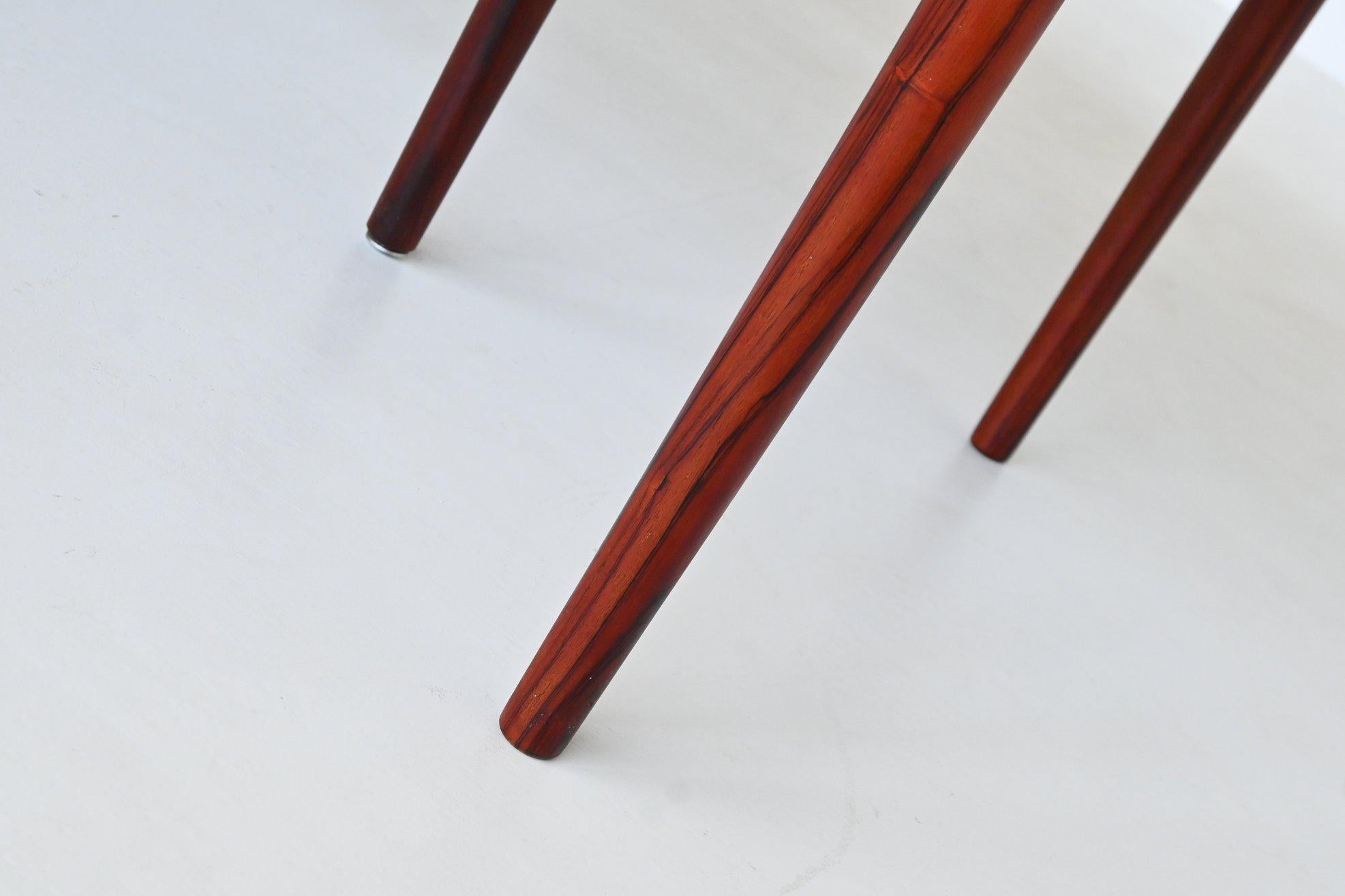 Arne Vodder modello 212 tavolo da pranzo ovale palissandro Sibast Danimarca 1960 in vendita 8