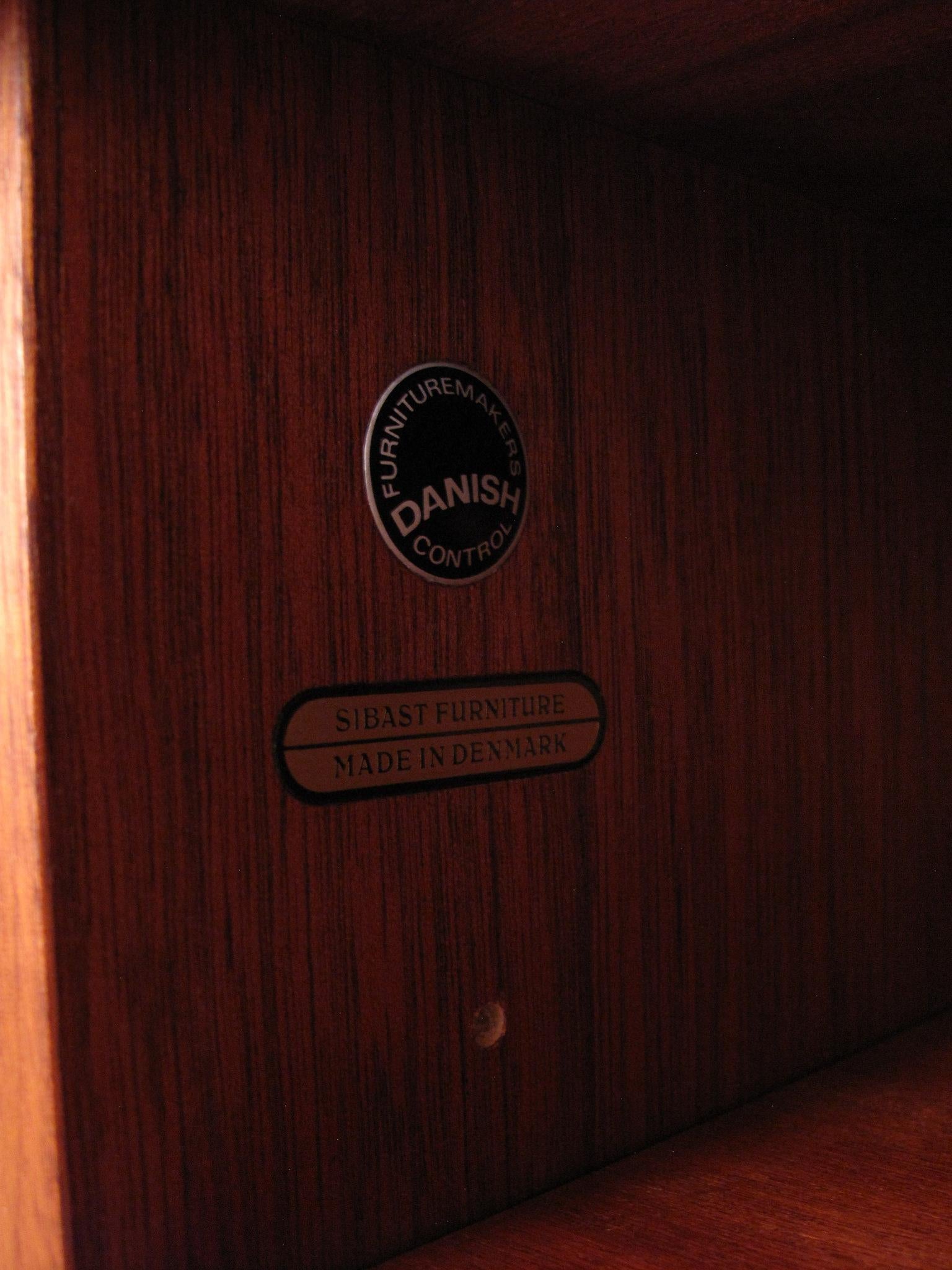 Arne Vodder Model 37 Tambour Door Rosewood Sideboard for Sibast 1