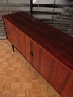 Arne Vodder Model 37 Tambour Door Rosewood Sideboard for Sibast