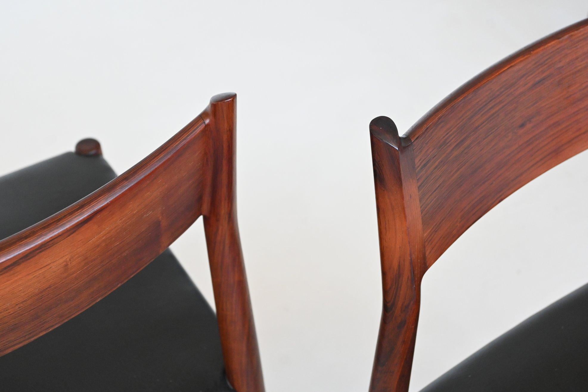 Arne Vodder model 418 dining chairs Sibast Mobler Denmark 1965 7