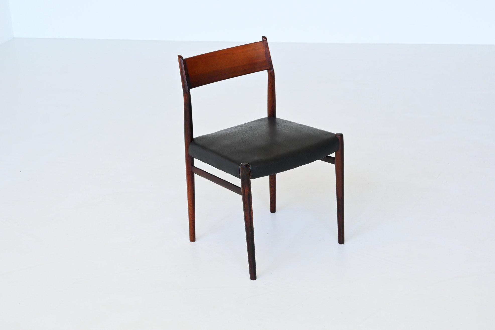 Arne Vodder model 418 dining chairs Sibast Mobler Denmark 1965 10