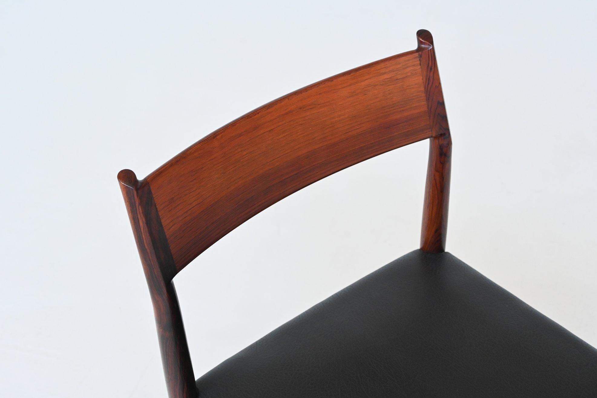 Arne Vodder model 418 dining chairs Sibast Mobler Denmark 1965 11