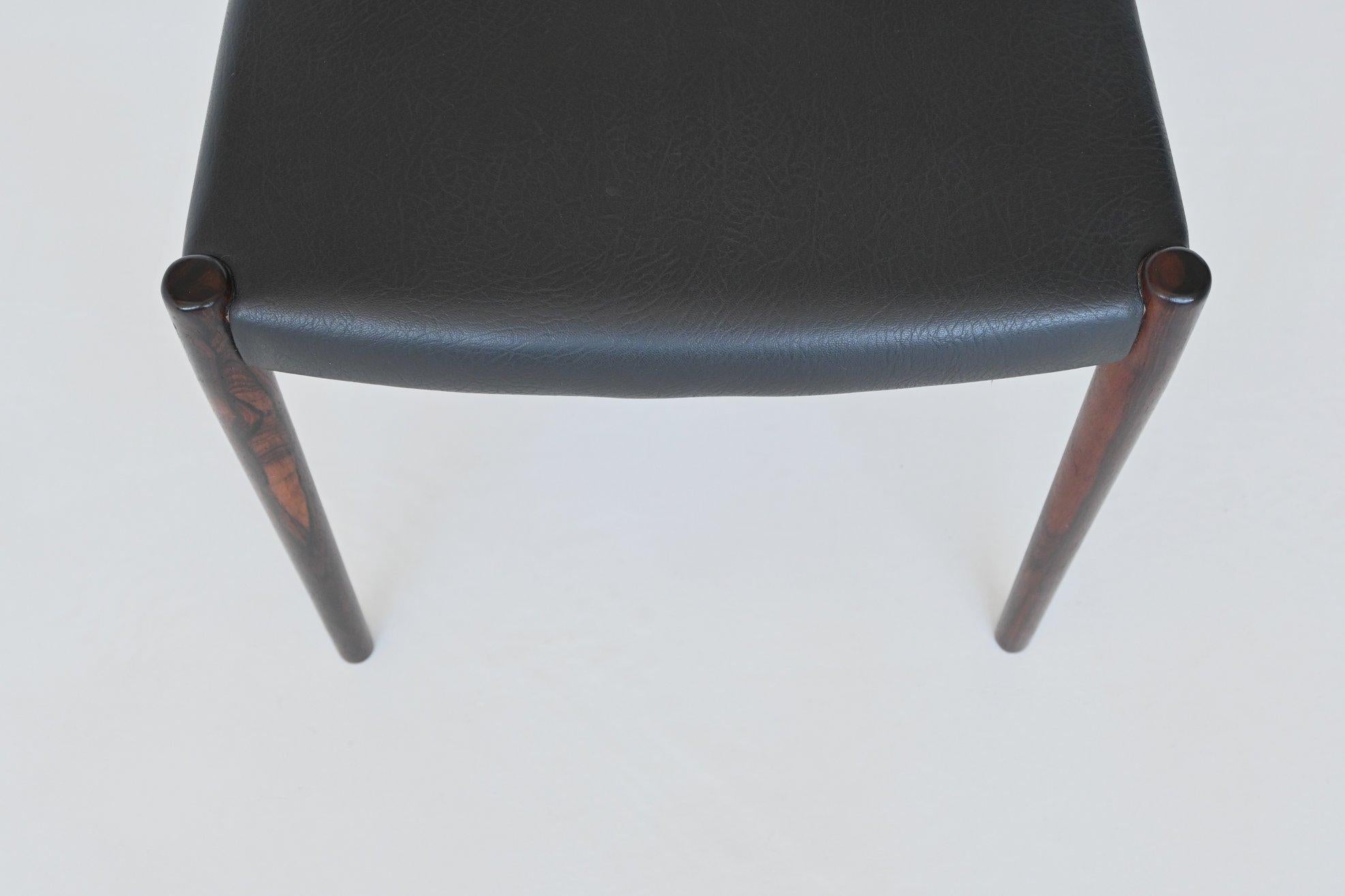 Arne Vodder model 418 dining chairs Sibast Mobler Denmark 1965 13