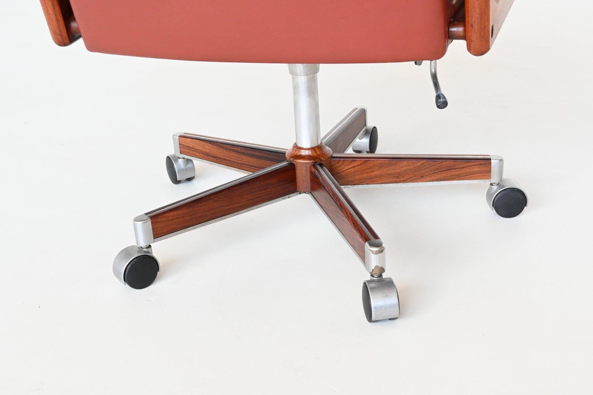 Arne Vodder Model 419 Desk Chair Rosewood Sibast Furniture, 1960 4