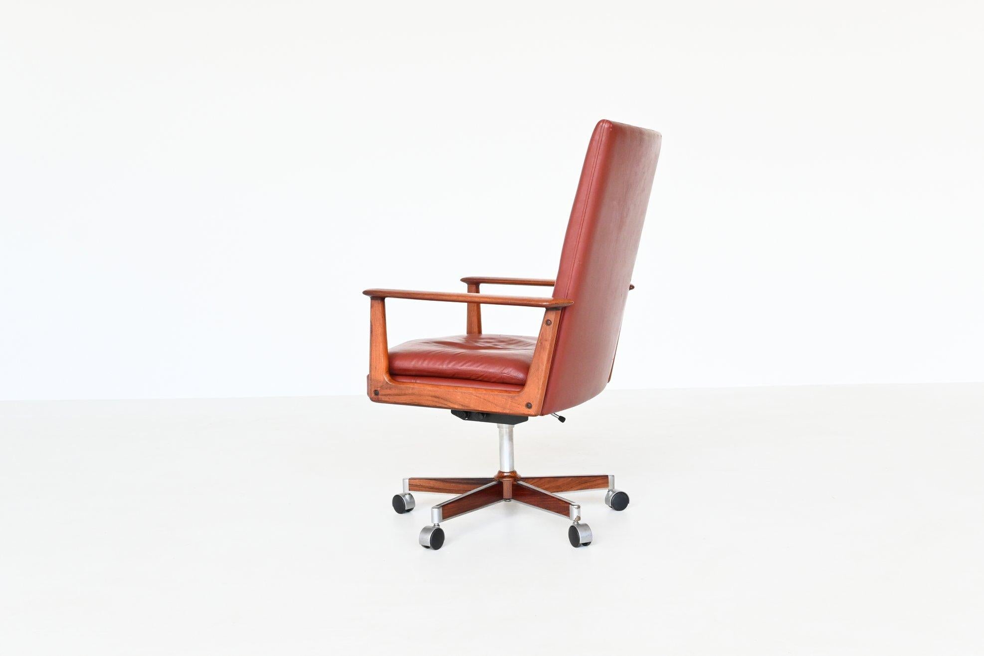 Arne Vodder Model 419 Desk Chair Rosewood Sibast Furniture, 1960 6