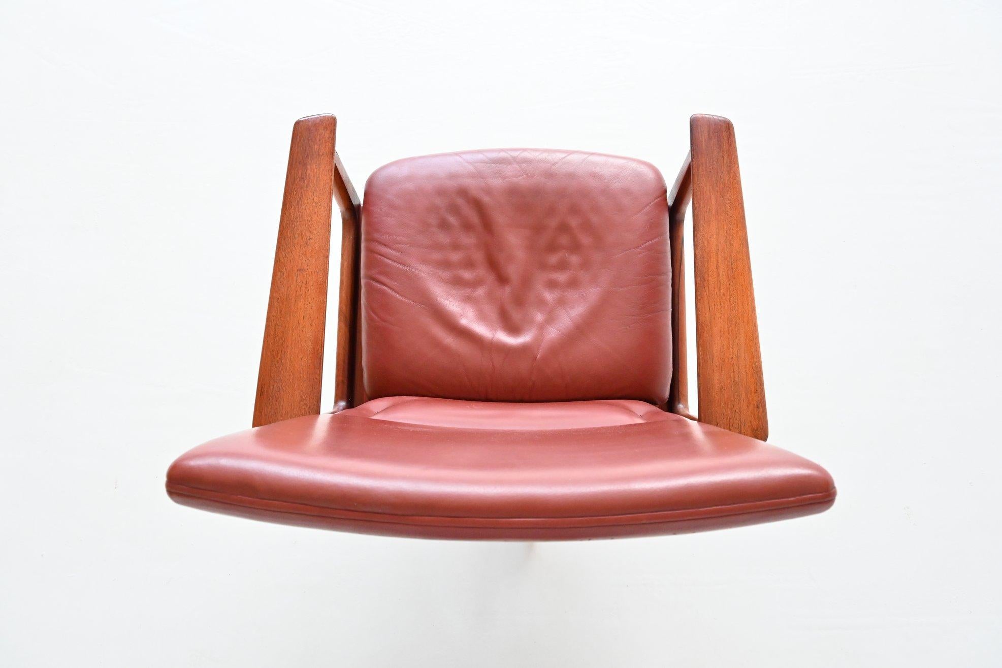 Arne Vodder Model 419 Desk Chair Rosewood Sibast Furniture, 1960 11