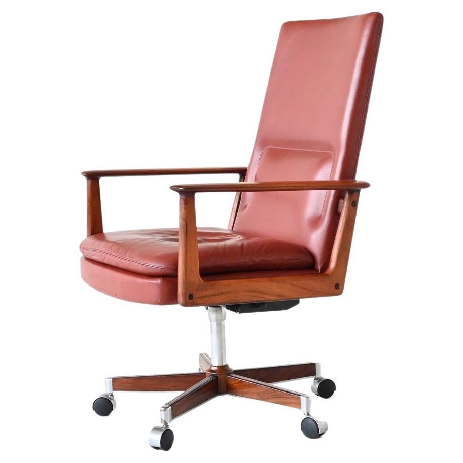Arne Vodder Model 419 Desk Chair Rosewood Sibast Furniture, 1960