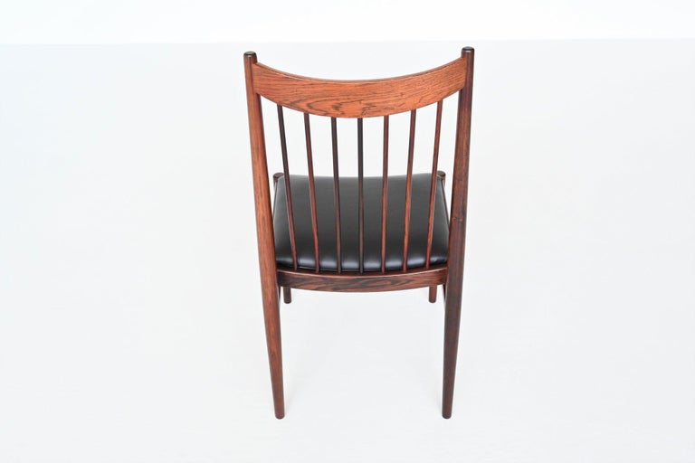 Arne Vodder Model 422 Rosewood Dining Chairs Sibast, Denmark, 1960 For Sale 3