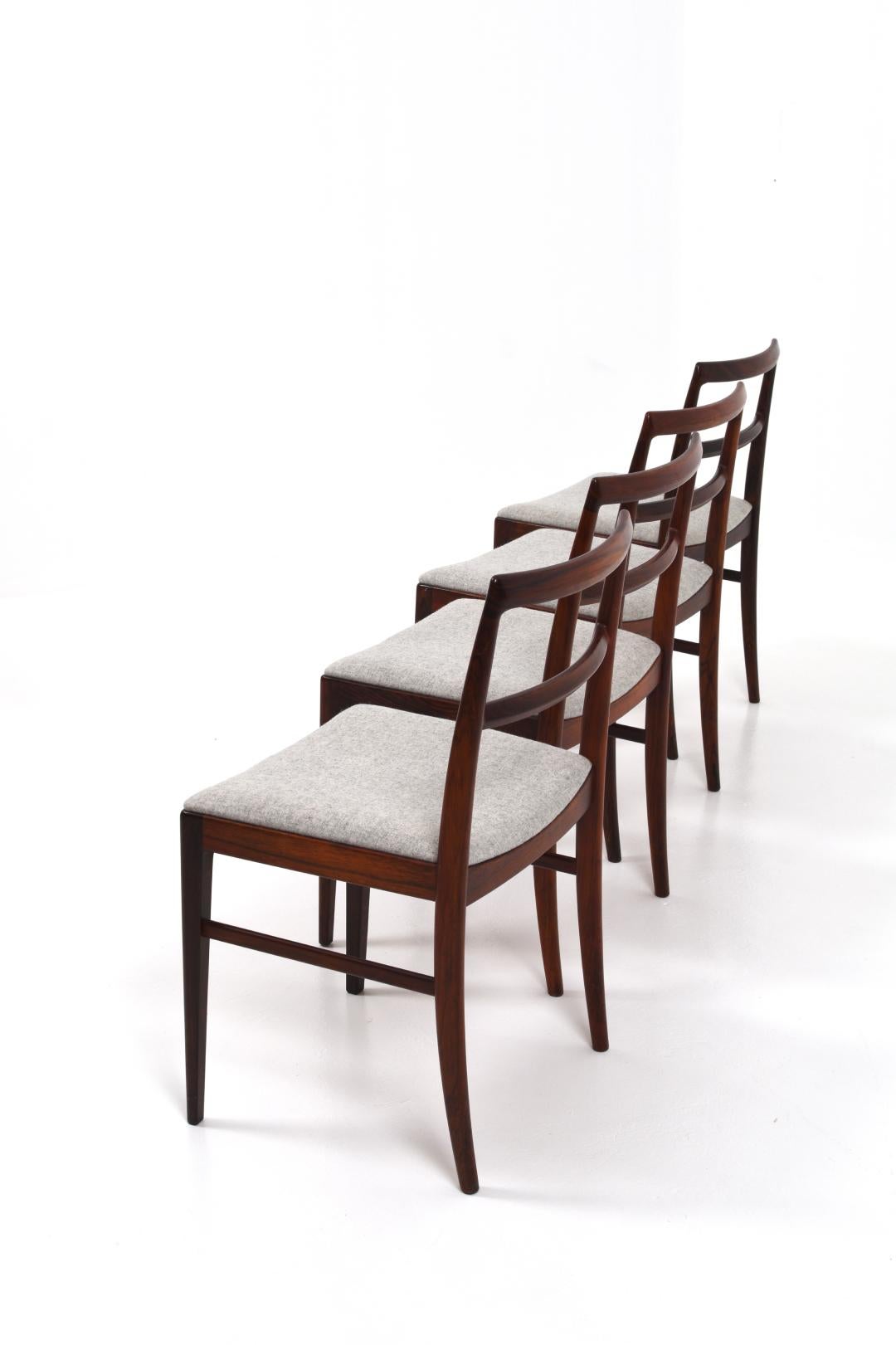 Danish Arne Vodder Model 430 Dining Chairs for Sibast Møbler, set of 4 For Sale