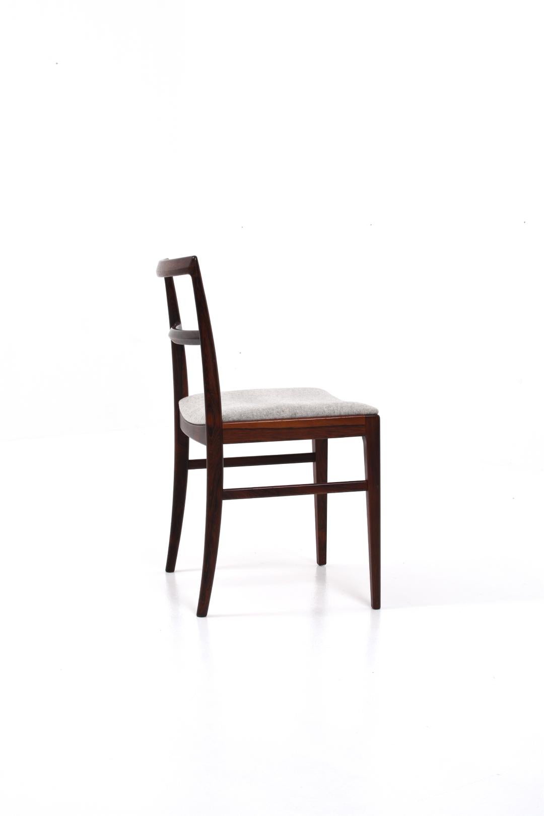 Wool Arne Vodder Model 430 Dining Chairs for Sibast Møbler, set of 4 For Sale