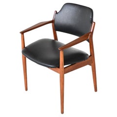 Fauteuil en teck Arne Vodder modèle 62A Sibast Mobler, Danemark, 1960