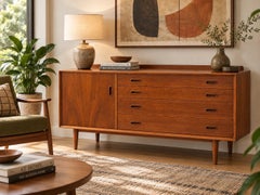 Arne Vodder No. 11 Teak Sideboard for Sibast Møbler, George Tanier, Denmark