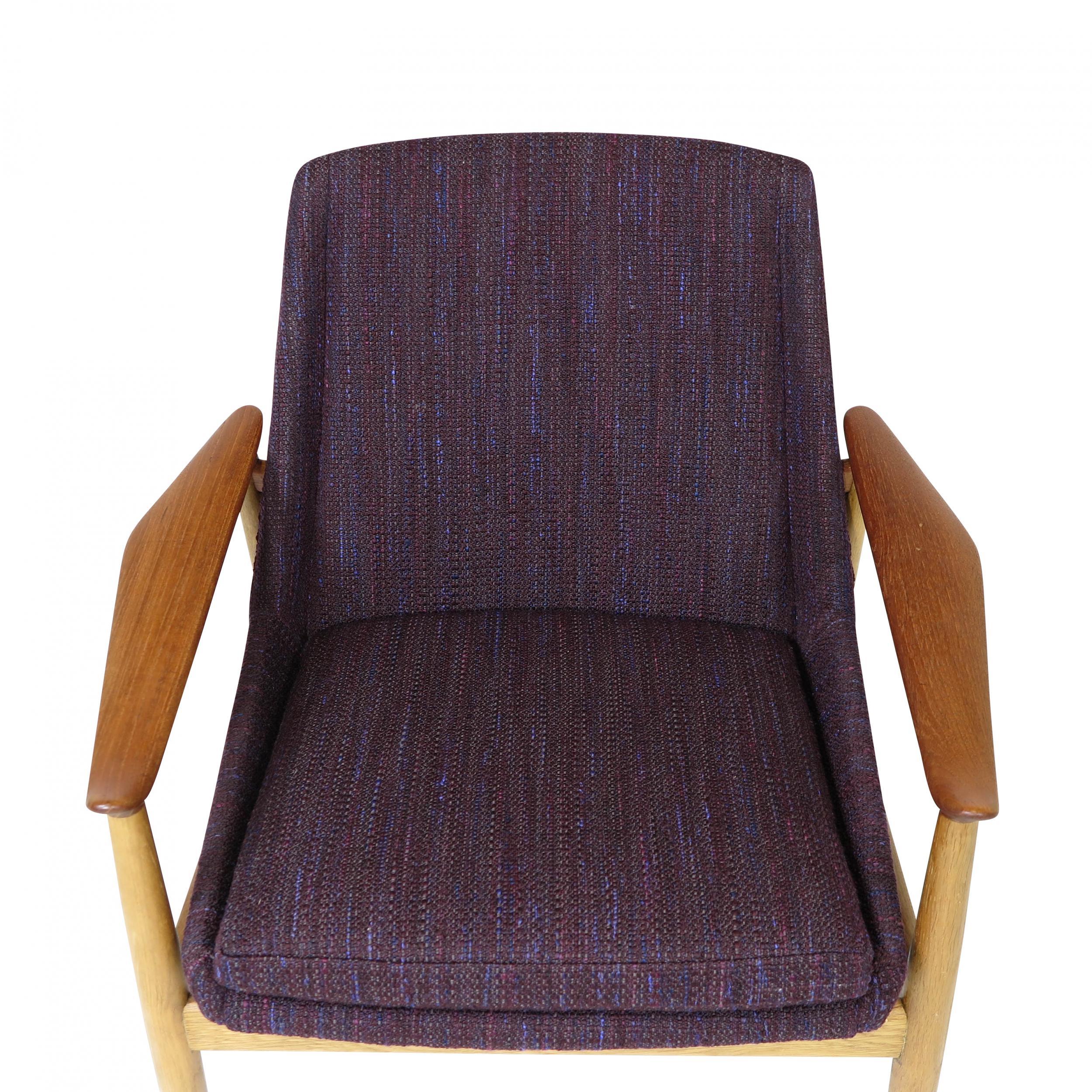 Danish Arne Vodder Oak and Teak Lounge Chair