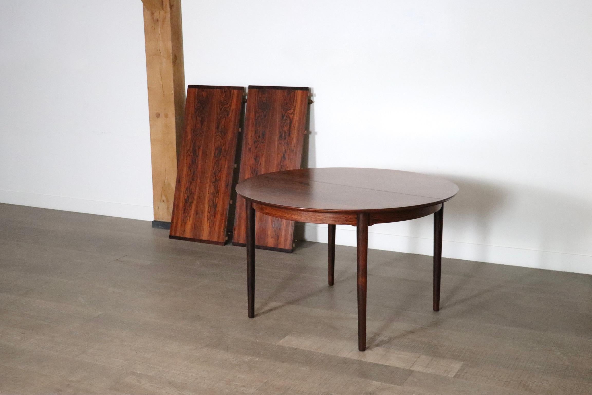 Arne Vodder Oval Rosewood Dining Table For Sibast, 1955 In Good Condition In ABCOUDE, UT