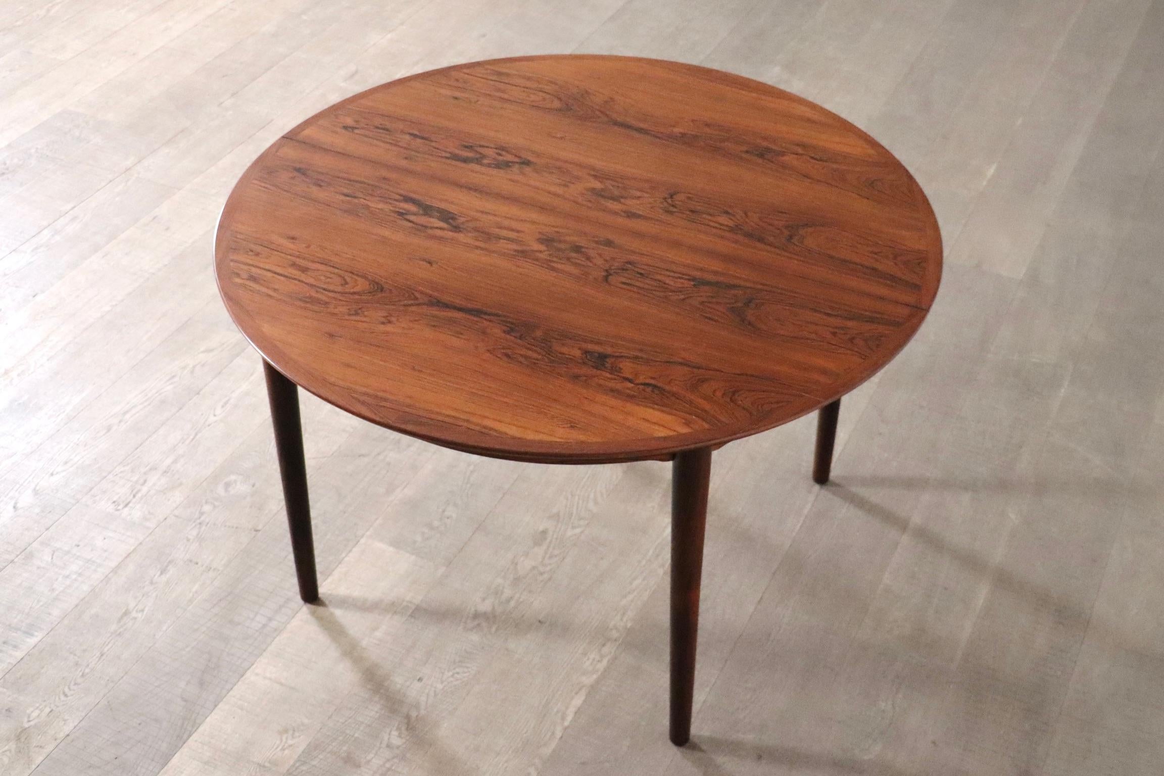 Arne Vodder Oval Rosewood Dining Table For Sibast, 1955 2