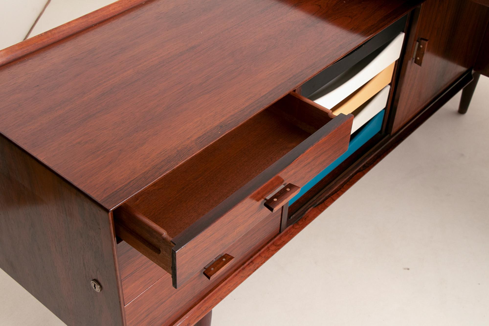 Arne Vodder Rosewood Desk by Sibast Mobler For Sale 4
