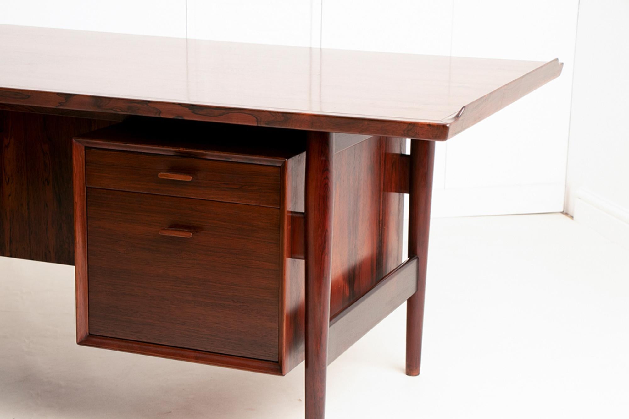 Danish Arne Vodder Rosewood Desk by Sibast Mobler For Sale
