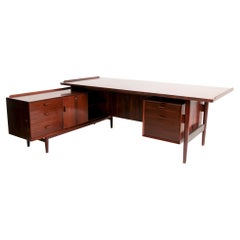 Arne Vodder Rosewood Desk by Sibast Mobler