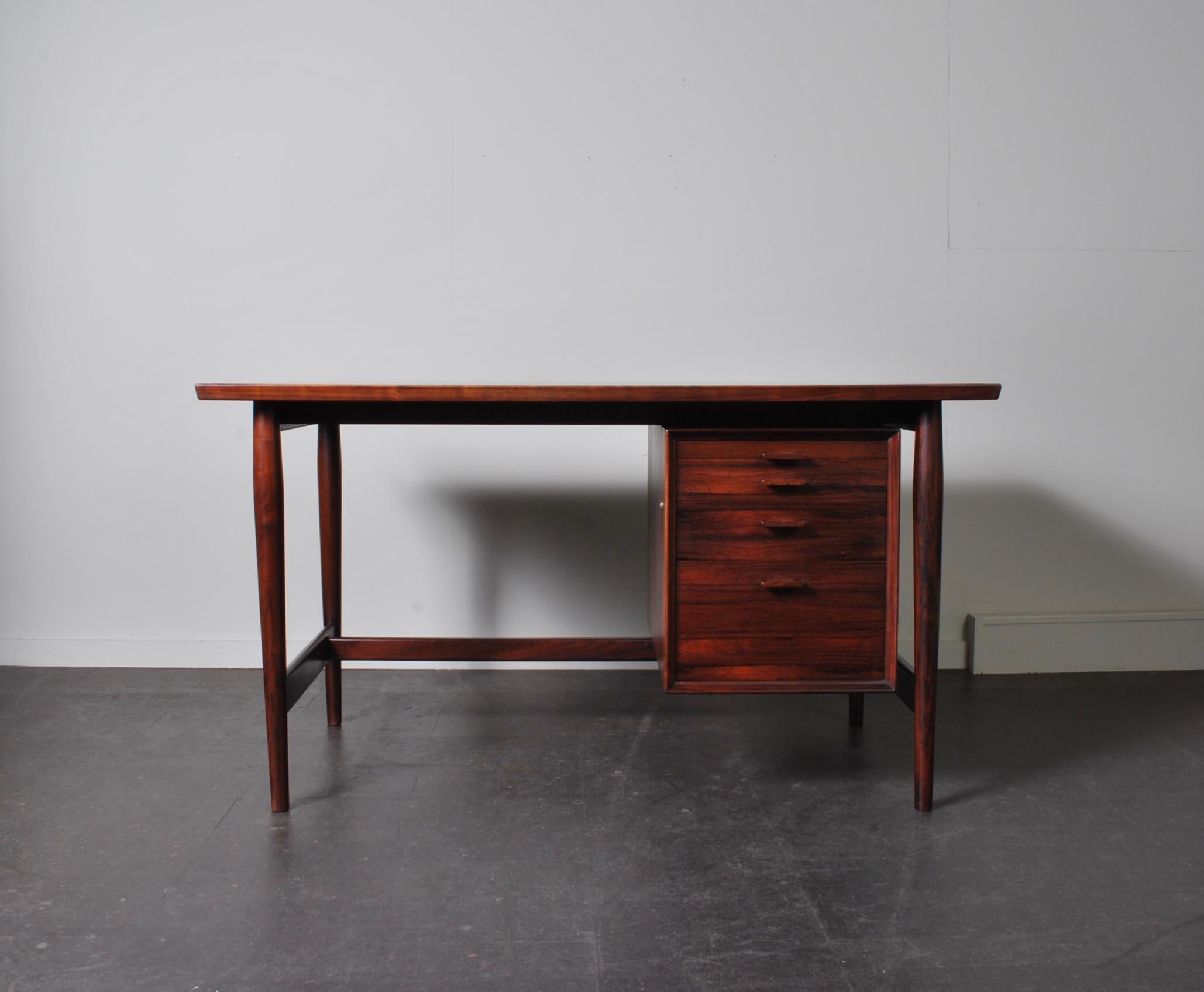 Mid-Century Modern Arne Vodder Rosewood Desk