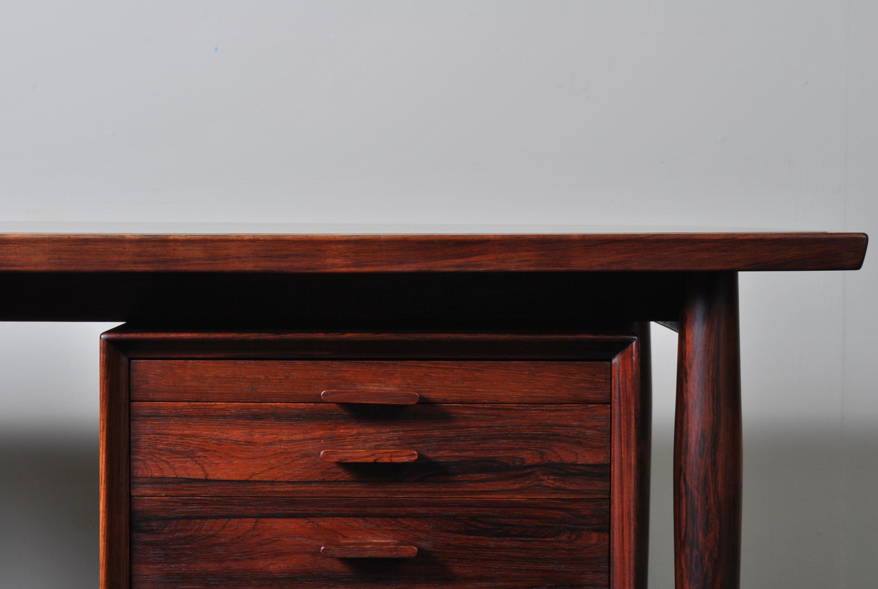 Danish Arne Vodder Rosewood Desk