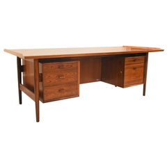 Retro Arne Vodder Rosewood Desk for Sibast, 1960s Model 207