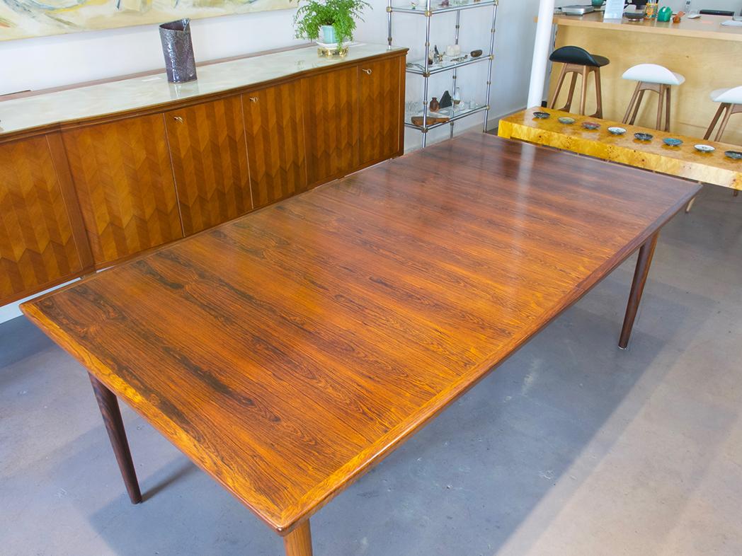 Arne Vodder Rosewood Dining Table For Sale 1