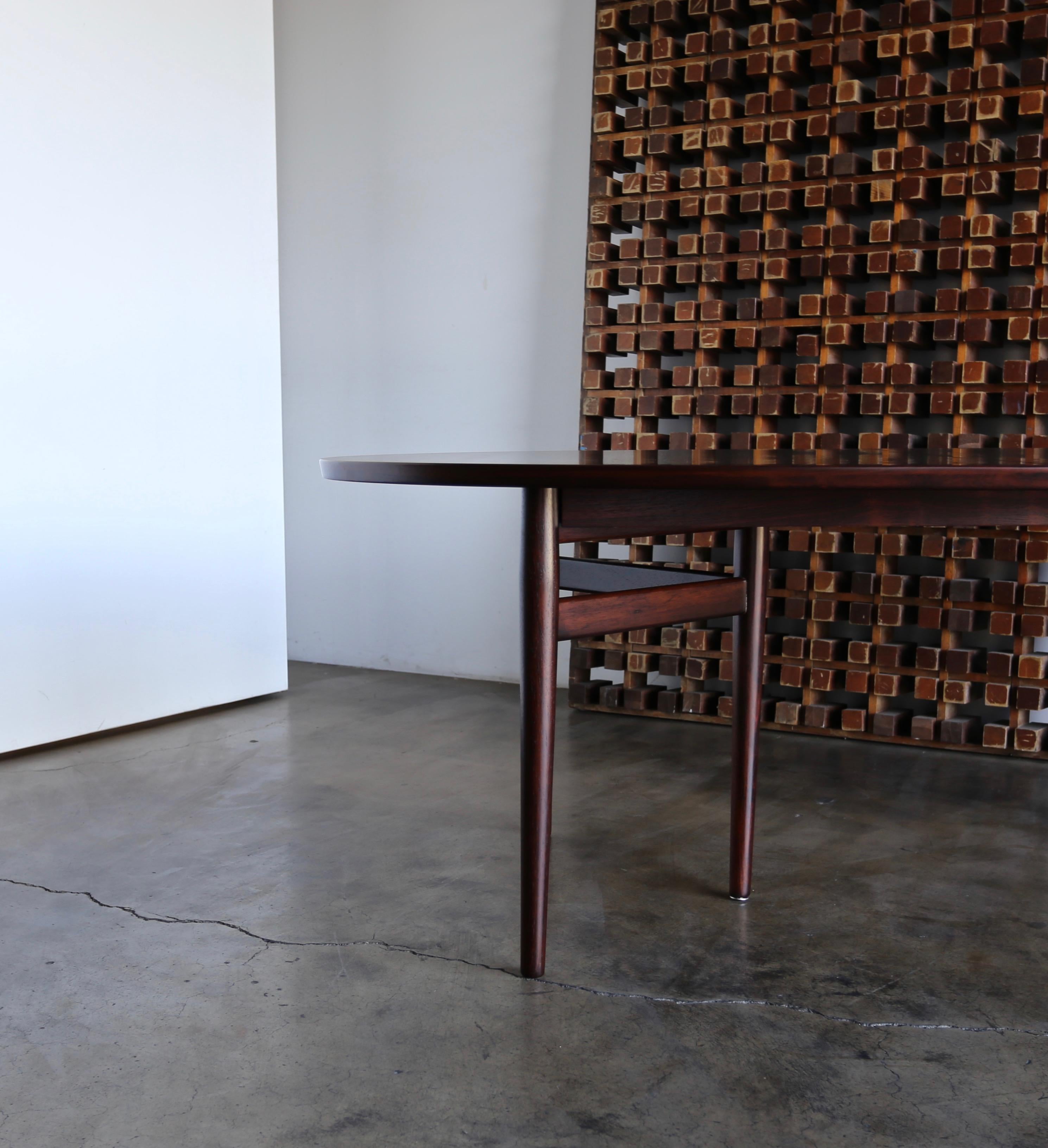 Arne Vodder Rosewood Dining Table for Sibast, circa 1960 3