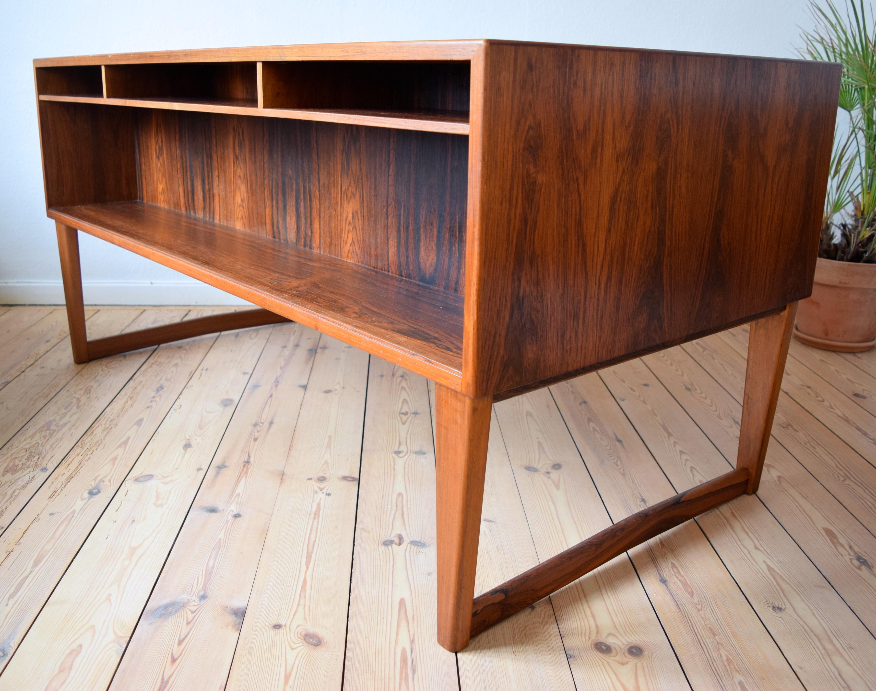 Arne Vodder Rosewood Executive Desk, 1960s, Denmark For Sale 3