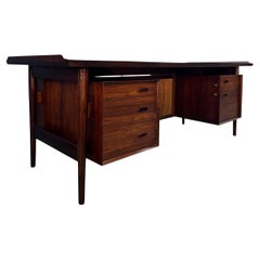Arne Vodder Rosewood Executive Desk 207 for Sibast, Denmark, 1960s