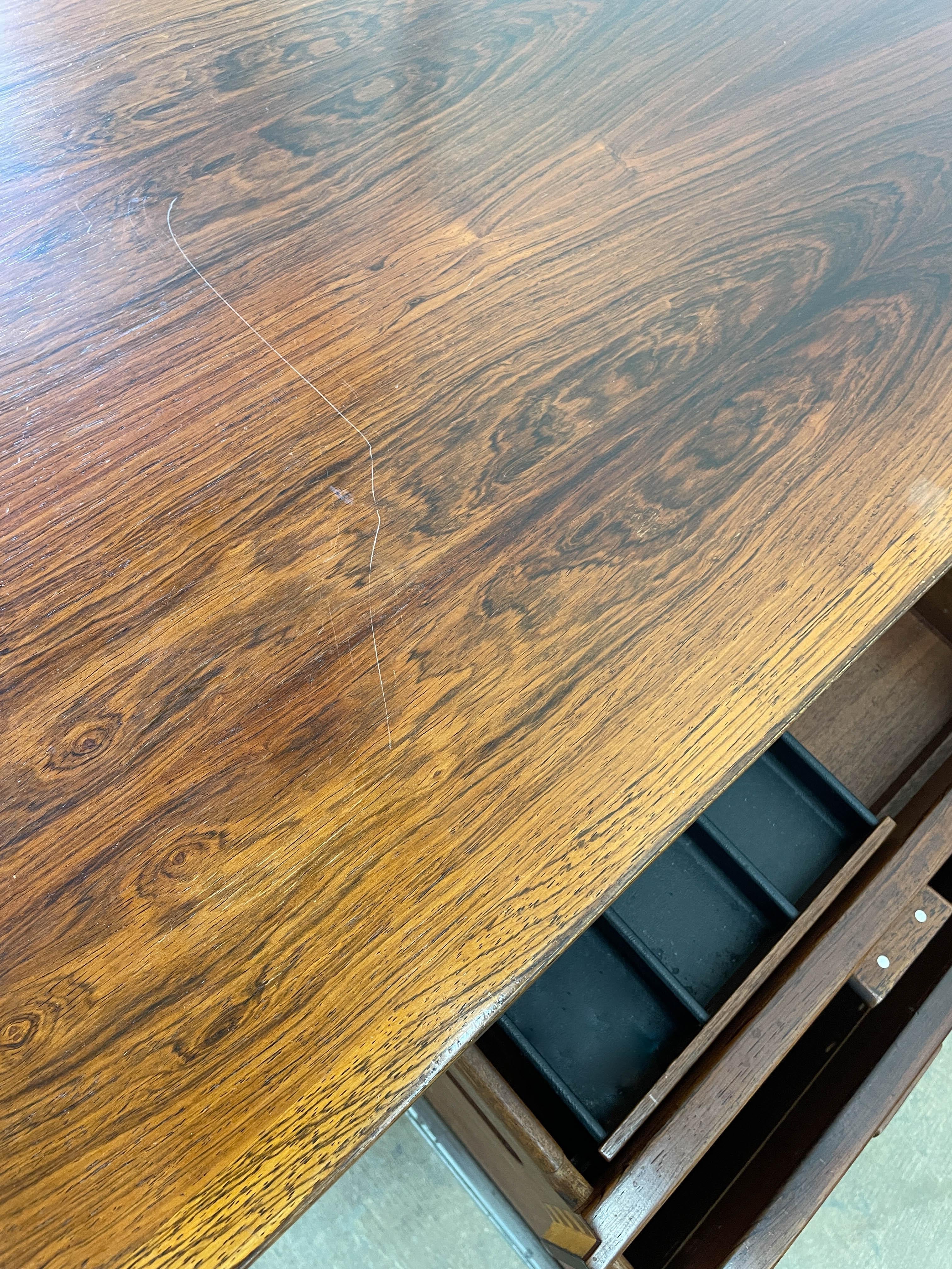 Arne Vodder Rosewood Executive Desk for Sibast 4