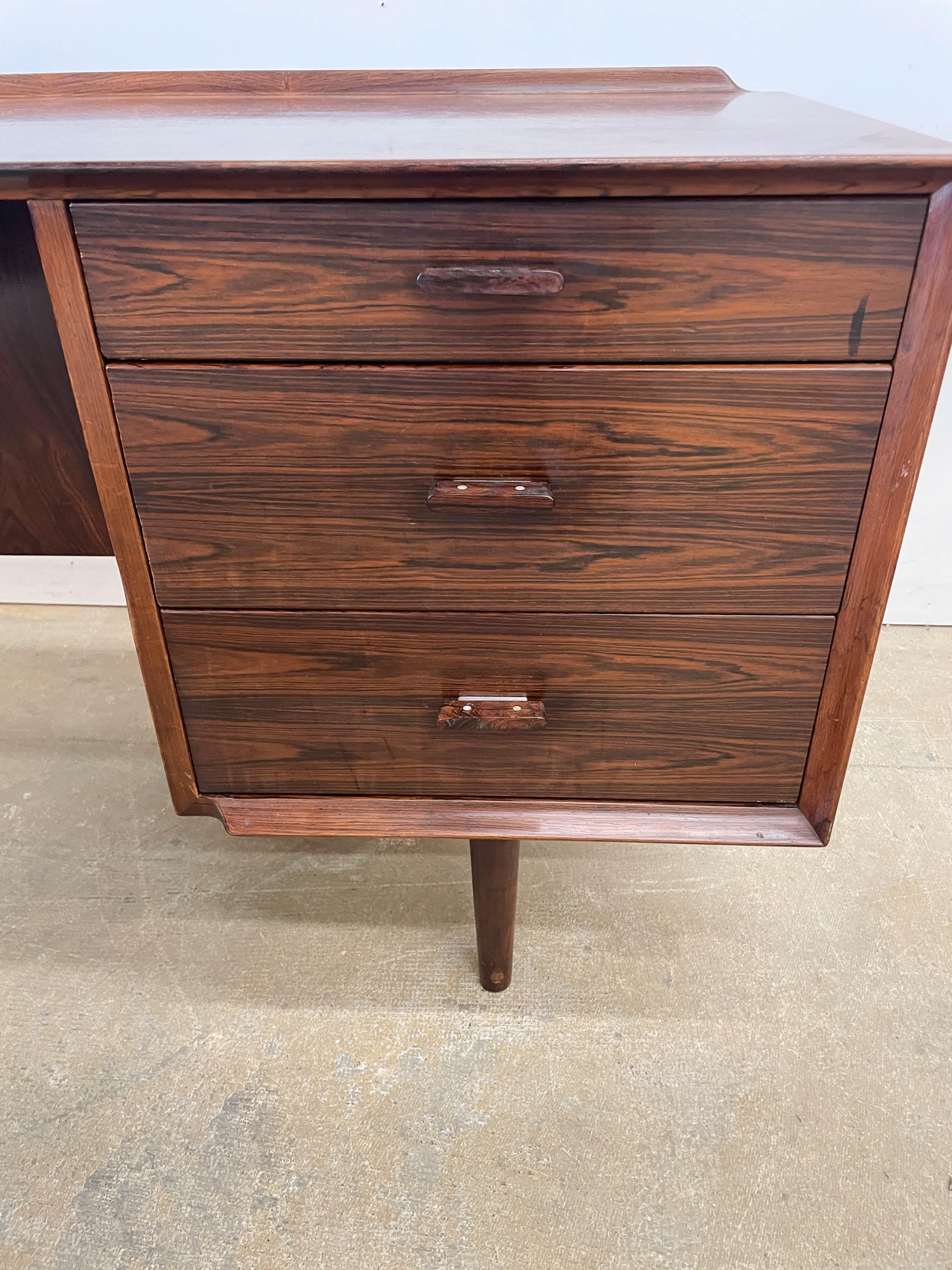 Mid-Century Modern Arne Vodder Rosewood Executive Desk for Sibast