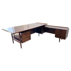 Arne Vodder Rosewood Executive Desk for Sibast